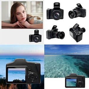 Digital Camera 16MP 2.4 Inch LCD Screen 16X Digital Zoom 720P Digital Camera Small Camera for Teens Students Boys Girls Seniors for Home Outdoor Use