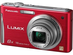 lumix dmc-fh27 16.1 megapixel compact camera – 5 mm-40 mm – red