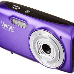 Vivitar 16 MP Digital Compact System Camera with 1.8-Inch LCD - Purple (VS130-PUR)