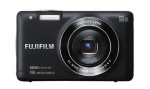 fuji jx650 finepix j16mp digital camera with 5x optical zoom, black