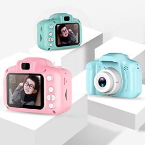 tt&louis kids hd 1080p digital camera – 2.0 lcd mini children’s sports rechargeable cameras toddler educational toys for birthday festival gifts (pink)