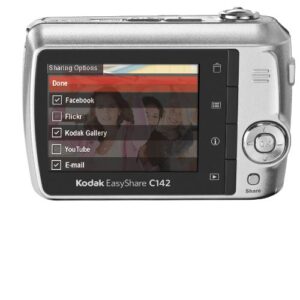 Kodak Easyshare C142 10 MP Digital Camera with 3xOptical Zoom and 2.5-Inch LCD (Silver)