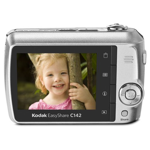 Kodak Easyshare C142 10 MP Digital Camera with 3xOptical Zoom and 2.5-Inch LCD (Silver)
