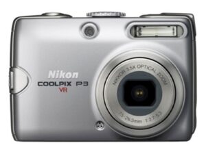 nikon coolpix p3 8.1mp digital camera with 3.5x vibration reduction optical zoom (wi-fi capable)