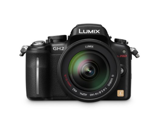 Panasonic Lumix DMC-GH2 16.05 MP Live MOS Mirrorless Digital Camera with 3-inch Free-Angle Touch Screen LCD and 14-140mm HD Hybrid Lens (Black)