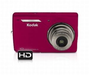 kodak easyshare m1033 10 mp digital camera with 3xoptical zoom (red)