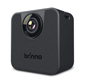 brinno tlc120 hdr time lapse wi-fi camera, with brinno camera app control for ios only, perfect for work from home, quarantine, self-isolation, home school, ipx4 splash proof and weather resistant