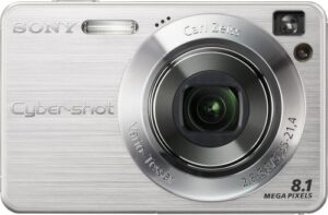 sony cyber-shot dsc-w130 8.1mp digital camera with 4x optical zoom with super steady shot (silver)