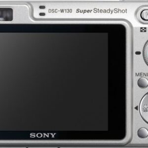 Sony Cyber-shot DSC-W130 8.1MP Digital Camera with 4x Optical Zoom with Super Steady Shot (Silver)