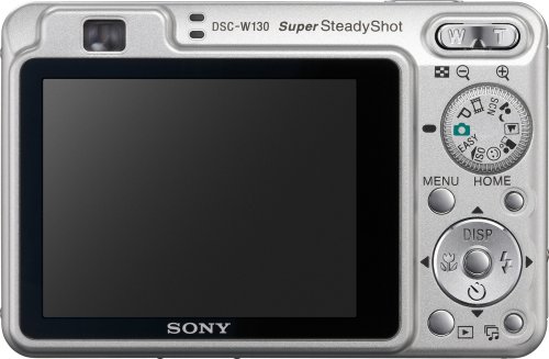 Sony Cyber-shot DSC-W130 8.1MP Digital Camera with 4x Optical Zoom with Super Steady Shot (Silver)