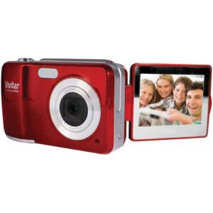 vivicam x028 12.1 mp digital camera – red