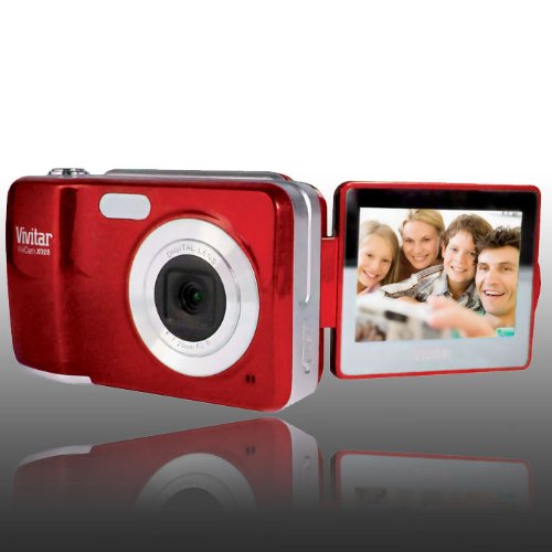 Vivicam X028 12.1 MP Digital Camera - Red