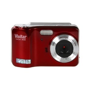 Vivicam X028 12.1 MP Digital Camera - Red