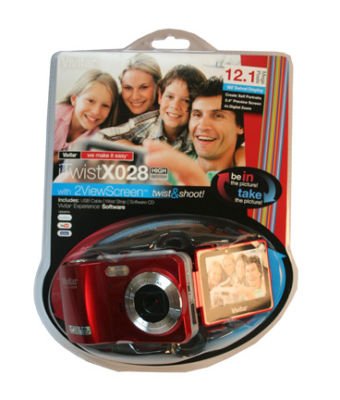 Vivicam X028 12.1 MP Digital Camera - Red