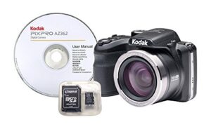 kodak az362-bk4 36x long optical zoom bridge digital camera (black)