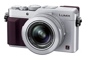 panasonic lumix dmc-lx100 digital camera, 12.8mp, 3.0-inch display, 24-75mm leica dc vario-summilux f/1.7-2.8 lens, 4k ultra hd video, hdmi/usb, wi-fi, nfc (silver)