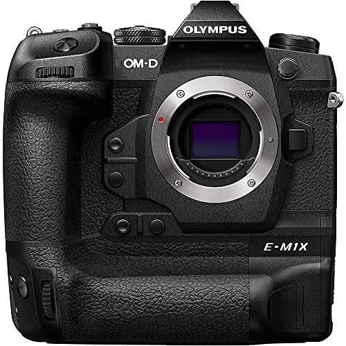 Olympus V207080BU000 OM-D E-M1X Compact System Camera with 16MP and 3" LCD Body Only (Renewed)