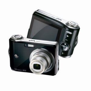 GE A830 8MP Digital Camera with 3x Optical Zoom (Black)