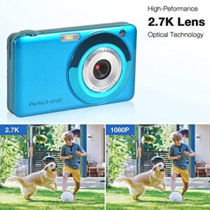 Digital Cameras for Kids Digital Camera, Compact Digital Cameras FHD 1280P 48MP with 16X Digital Zoom, Portable Mini Camera for Photography with 32G SD Card Vlogging Camera