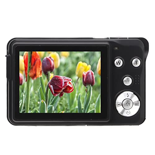 Digital Camera, 2.7K 48MP 16x Zoom Mini Anti Shaking HD Camera, Children Video Camera, with 2.7in Display Screen for Photography Continuous Shooting