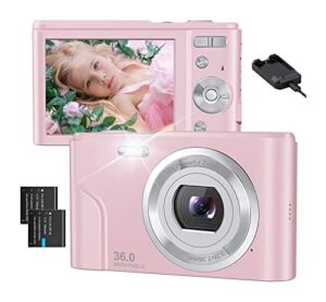 digital cameras for photography digital camera, hd 1080p vlogging camera 2.4″ lcd compact camera with 16x digital zoom,powerful cameras for photography, portable mini camera for adult, beginners