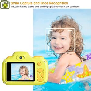 Digital Cameras for Photography Mini Portable Kids Camera 2.0in IPS Color Screen Children's Digital Camera with Photo/Video Function, HD 1080P Camera Children's Camera with Neck Lanyard for Gift