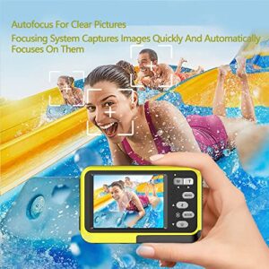 Digital Cameras for Photography Compact Waterproof Action Camera with 2.7K Ultra HD Video, 48MP Frame Grabs, Image Sensor, Live Streaming, Stabilization，Digital Camera Full HD Video Camera (Color : B