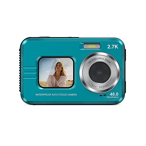 Digital Cameras for Photography Compact Waterproof Action Camera with 2.7K Ultra HD Video, 48MP Frame Grabs, Image Sensor, Live Streaming, Stabilization，Digital Camera Full HD Video Camera (Color : D