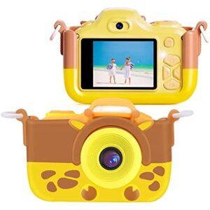 Digital Cameras for Photography Mini Portable Kids Camera 2.0in IPS Color Screen Children's Digital Camera with Photo/Video Function, HD 1080P Camera Children's Camera with Neck Lanyard for Gift