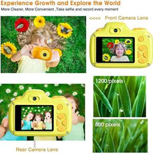 Digital Cameras for Photography Mini Portable Kids Camera 2.0in IPS Color Screen Children's Digital Camera with Photo/Video Function, HD 1080P Camera Children's Camera with Neck Lanyard for Gift