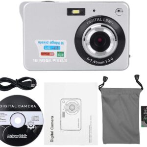 Digital Cameras for Photography Digital Video Camera, Full HD 1080P Video Recorder, 2.7" Screen Rechargeable Pocket Camera Built-in Microphone, Different Scene for Beginners