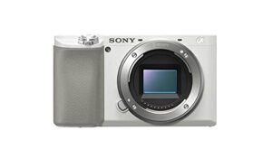 sony alpha a6100 mirrorless camera (white)