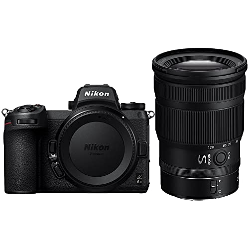 Nikon Z 6II FX-Format Mirrorless Camera Body Black with Nikon 24-120mm f4.0 S Lens Kit