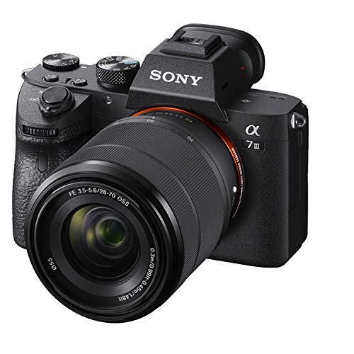 Sony a7 III Mirrorless Digital Camera 24MP w/ 28-70mmmm Lens ILCE7M3K/B + Spare Battery + SanDisk 64GB Extreme PRO SDXC UHS-I / V30 / U3 / Class 10, 170 MB/s Memory Card + More (28PC Bundle)