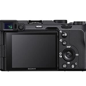 Sony Alpha a7C Full-Frame Compact Mirrorless Camera (Black) Bundle with FE 24mm f/1.4 GM Lens (6 Items)