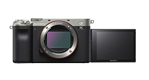 Sony Alpha a7C Full-Frame Compact Mirrorless Camera (Silver) Bundle with FE 24mm f/1.4 GM Lens (6 Items)