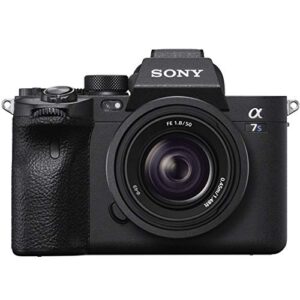 Sony a7s III Full Frame Mirrorless Camera Body with FE 50mm F1.8 Lens Kit ILCE-7SM3/B + SEL50F18F Bundle with Photo Video LED, Microphone, Monopod,64GB, Software, Deco Gear Backpack & Accessories