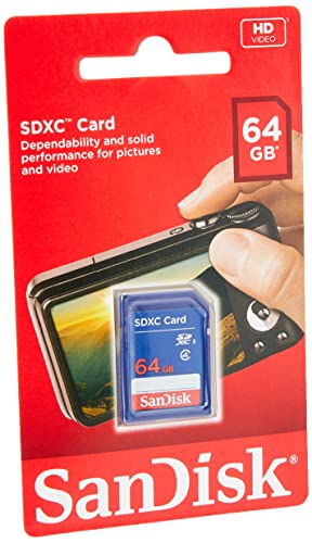 SanDisk 64GB Class 4 SDXC Flash Memory Card- SDSDB-064G-B35 (Label May Change)