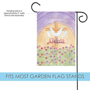 Toland Home Garden 118054 Easter Garden Flag, 12x18 Inch, Double Sided for Outdoor Religious House Yard Decoration