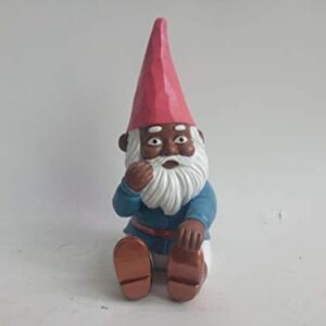 Five Inch Soil Brother Gnome Garden/Planter Decor (Coral)