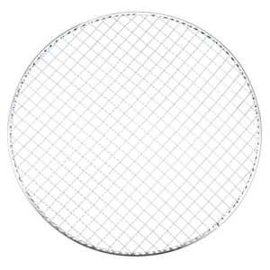 HARFINGTON 5pcs Round BBQ Grill Net 13" Dia Galvanized Iron Barbecue Mesh Mat for Baking Smoking Charcoal Grilling Roasting