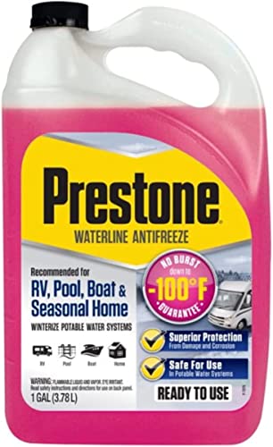 Garden at Home RV/Waterline Antifreeze RVs, Pools, Boats and Seasonal Homes - 1 gal (-100° F), Pink