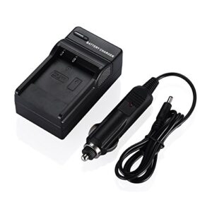 Powerextra 2 x NP-40 Battery and Charger Compatible with Casio NP-40, Casio Exilim EX-Z600, EX-Z750, EX-Z1000, EX-Z1050, EX-Z1080, EX-Z1200, Kodak AZ421(Free Car Charger Available)