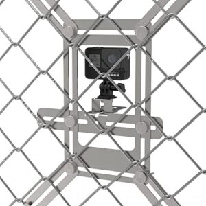 Baseball Fence Mount for Mevo Start, iPhone, Phones, GoPro and Other Action Cameras for Softball, Baseball, Football Games Recording(3 in 1)