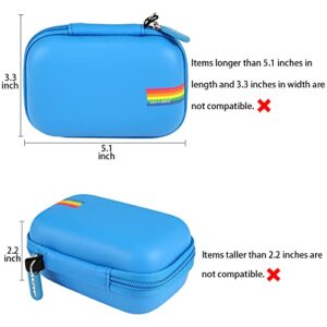 Leayjeen Kids Camera Case Compatible with Seckton/Desuccus/Rindol/OZMI/Nine Cube/VATENIC/LC-dolida/GKTZ and More Kid Digital Camera Toys,Digital Camera Storage Case,Christmas Birthday Gifts for Boys (Case Only)