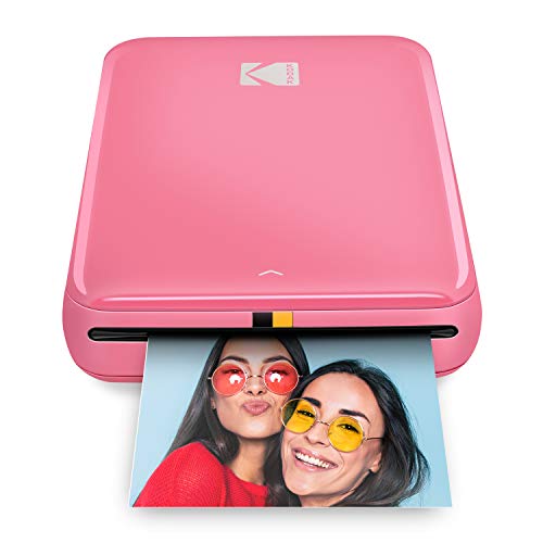 Kodak Step Instant Color Photo Printer with Bluetooth/NFC, ZINK Technology & Kodak App for iOS & Android (Pink) Starter Bundle