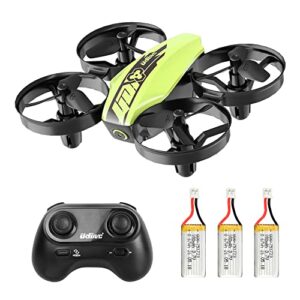 udi u46 mini drone for kids 2.4ghz rc drones with auto hovering headless mode nano quadcopter, lime