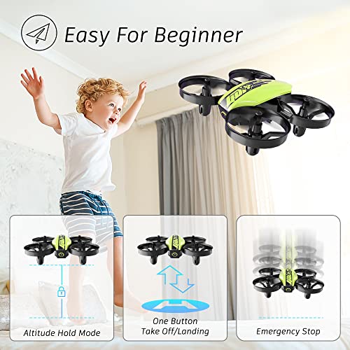 UDI U46 Mini Drone for Kids 2.4Ghz RC Drones with Auto Hovering Headless Mode Nano Quadcopter, Lime