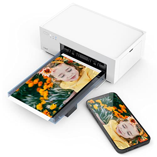 Liene 4x6'' Photo Printer, Wi-Fi Picture Printer, 20 Sheets, Full-Color Photo, Instant Photo Printer for iPhone, Android, Smartphone, Thermal dye Sublimation, Portable Photo Printer for Home Use