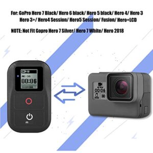 Suptig Waterproof Wireless Remote Control for Gopro Hero 8 Hero 7 Black Hero 6 Black Hero 5 Hero 5session Hero 4 Hero4 Session Hero 3+ Hero 3 Action Camera WiFi Remote